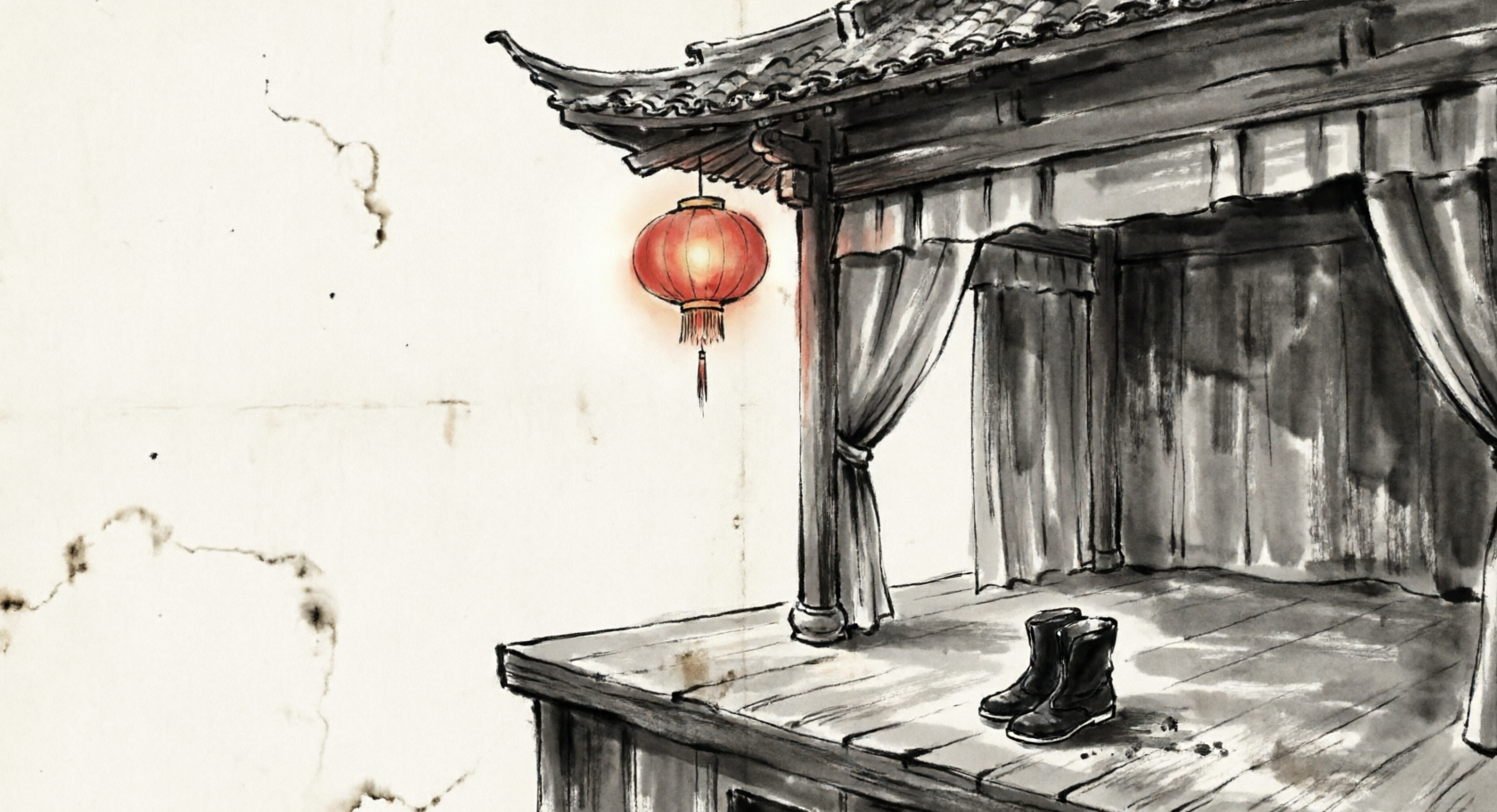 水墨·人去台空